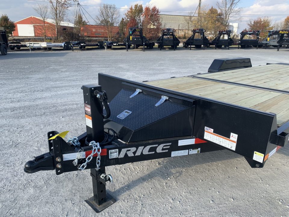 New 2026 Rice Trailers RPTH22 (82" X 22') 14K Partial Tilt Equipment Trailer
