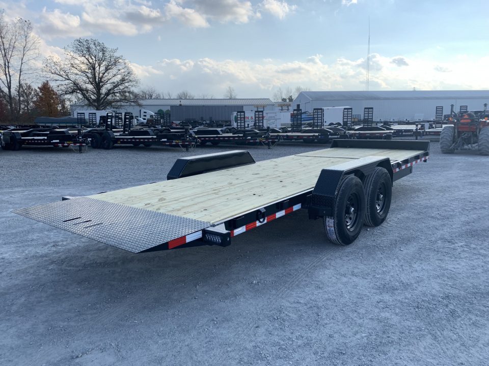 New 2026 Rice Trailers RPTH22 (82" X 22') 14K Partial Tilt Equipment Trailer