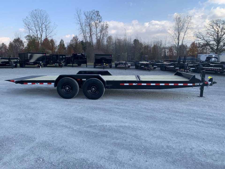 New 2026 Rice Trailers RPTH22 (82" X 22') 14K Partial Tilt Equipment Trailer