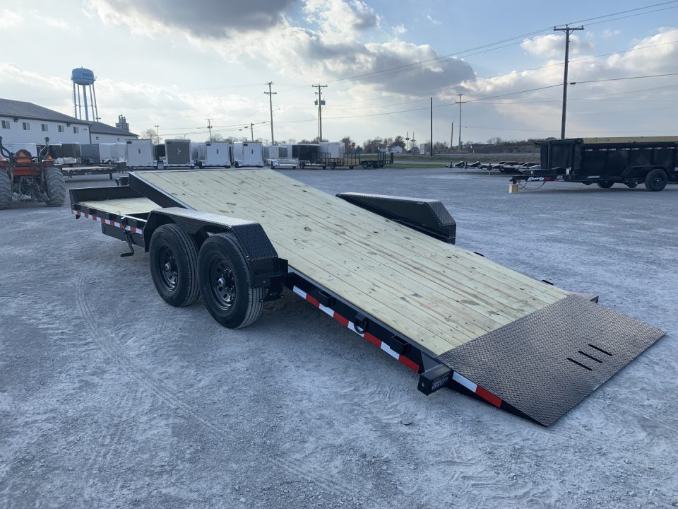 New 2026 Rice Trailers RPTH22 (82" X 22') 14K Partial Tilt Equipment Trailer