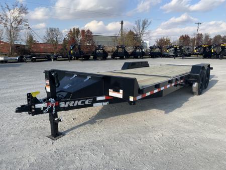 New 2026 Rice Trailers RPTH22 (82  X 22') 14K Partial Tilt Equipment Trailer