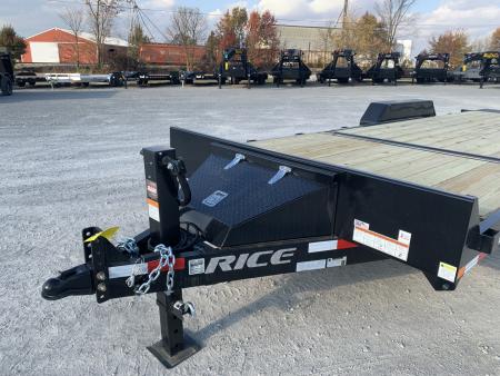 New 2026 Rice Trailers RPTH22 (82" X 22') 14K Partial Tilt Equipment Trailer