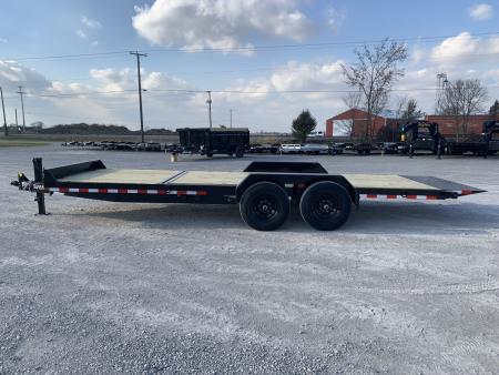 New 2026 Rice Trailers RPTH22 (82" X 22') 14K Partial Tilt Equipment Trailer