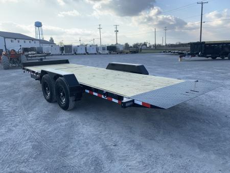 New 2026 Rice Trailers RPTH22 (82" X 22') 14K Partial Tilt Equipment Trailer