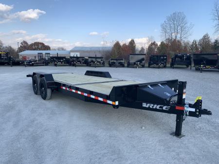 New 2026 Rice Trailers RPTH22 (82" X 22') 14K Partial Tilt Equipment Trailer