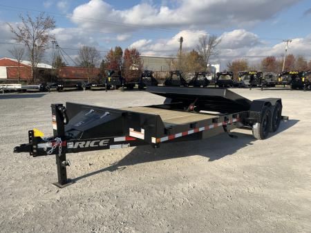 New 2026 Rice Trailers RPTH22 (82" X 22') 14K Partial Tilt Equipment Trailer