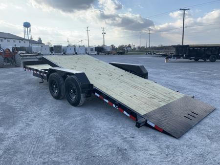 New 2026 Rice Trailers RPTH22 (82" X 22') 14K Partial Tilt Equipment Trailer