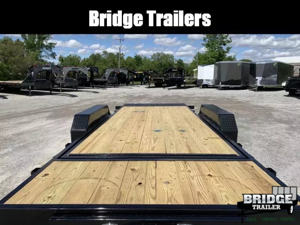 New 2026 Rice Trailers RPTH20 (82" X 20') 14K Partial Tilt Equipment Trailer