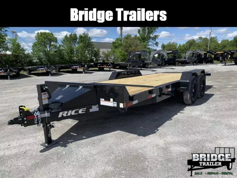 New 2026 Rice Trailers RPTH20 (82" X 20') 14K Partial Tilt Equipment Trailer