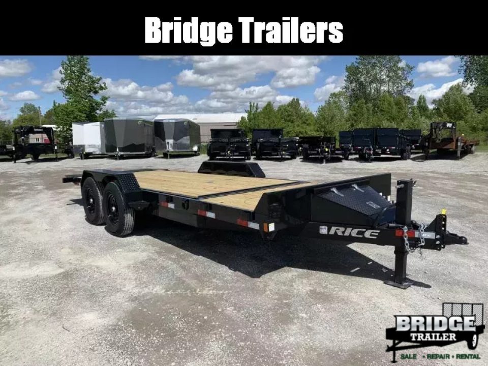 New 2026 Rice Trailers RPTH20 (82" X 20') 14K Partial Tilt Equipment Trailer