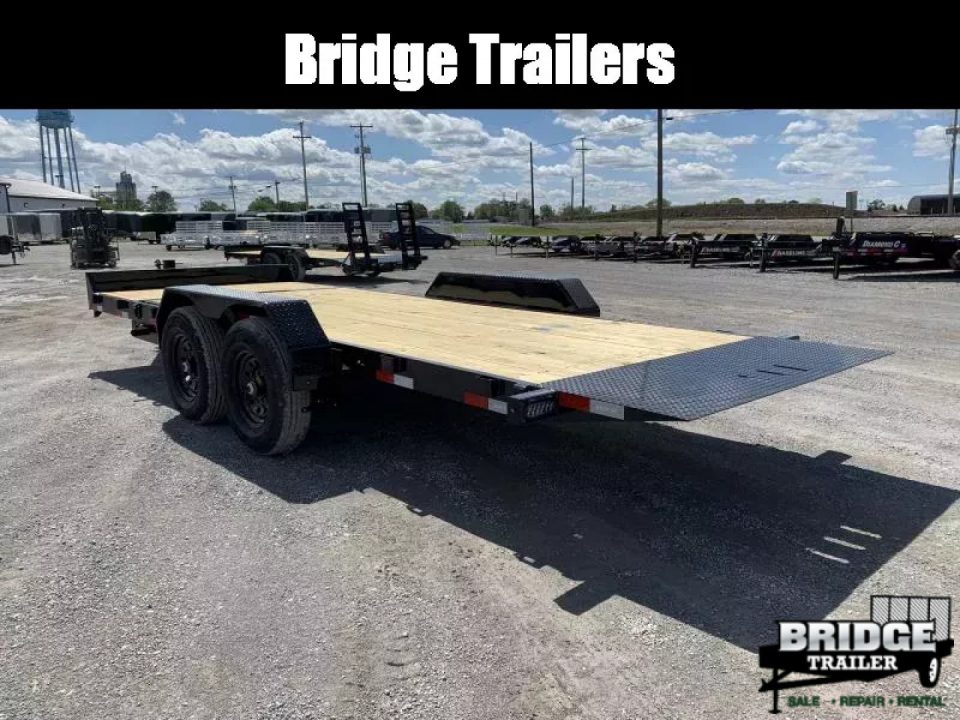 New 2026 Rice Trailers RPTH20 (82" X 20') 14K Partial Tilt Equipment Trailer