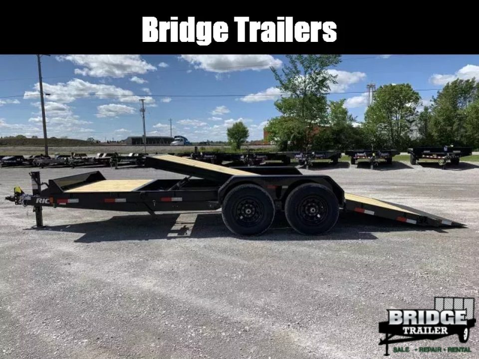 New 2026 Rice Trailers RPTH20 (82" X 20') 14K Partial Tilt Equipment Trailer