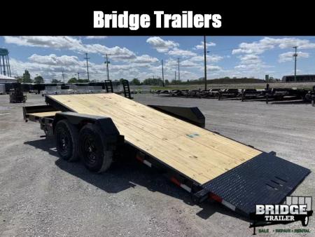 New 2026 Rice Trailers RPTH20 (82" X 20') 14K Partial Tilt Equipment Trailer