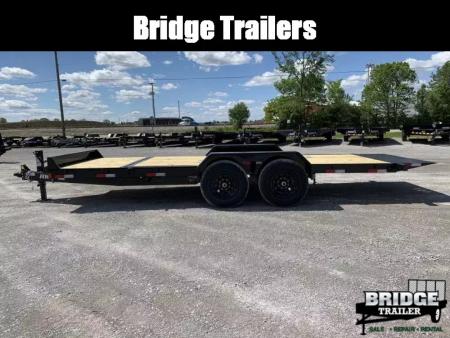 New 2026 Rice Trailers RPTH20 (82" X 20') 14K Partial Tilt Equipment Trailer