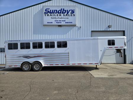 Used 2016 Featherlite Trailers Legend 5H Horse Trailer