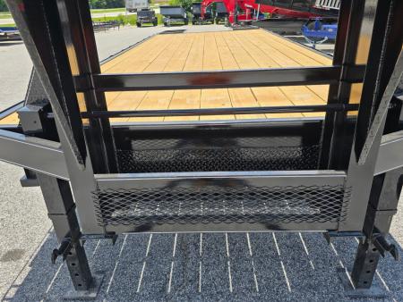 New 2026 DELUXE 20K 20+5 DUAL TANDEM GOOSENECK DECKOVER EQUIPMENT HAULER