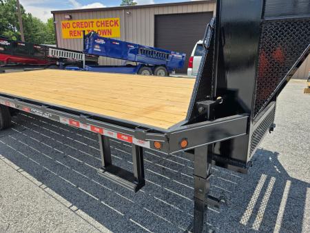 New 2026 DELUXE 20K 20+5 DUAL TANDEM GOOSENECK DECKOVER EQUIPMENT HAULER