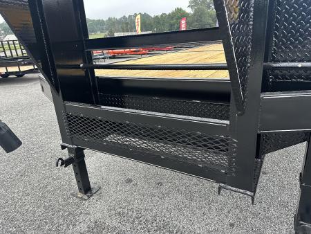 New 2026 DELUXE 25+5 20K DUAL TANDEM GOOSENECK DECKOVER EQUIPMENT HAULER WITH MEGA RAMPS