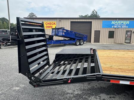 New 2026 DELUXE 25+5 20K DUAL TANDEM GOOSENECK DECKOVER EQUIPMENT HAULER WITH MEGA RAMPS