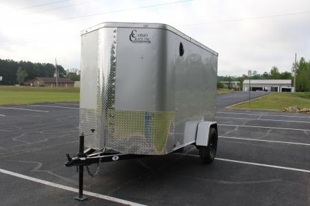 New 2026 Cargo Craft 5X10 SILVER W/ ALUMINIUM TRIM Cargo / Enclosed Trailer