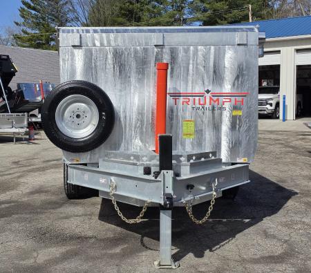 New 82 X 14 GALVANZED DUMP 58" SIDES 8 K AXLES HYDRAULIC JACKS 2026 TRUIUMPH
