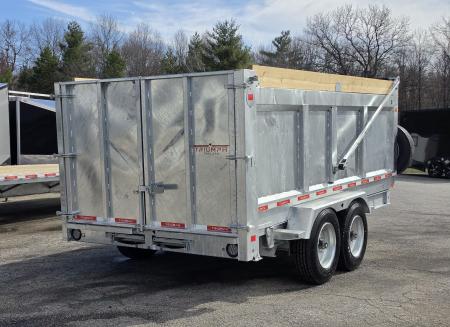 New 82 X 14 GALVANZED DUMP 58" SIDES 8 K AXLES HYDRAULIC JACKS 2026 TRUIUMPH