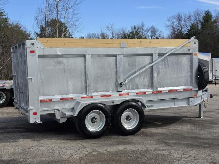 New 82 X 14 GALVANZED DUMP 58" SIDES 8 K AXLES HYDRAULIC JACKS 2026 TRUIUMPH