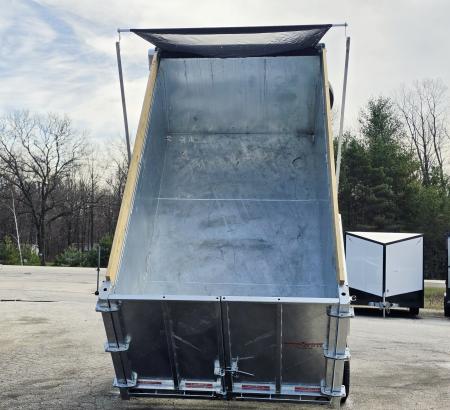 New 82 X 14 GALVANZED DUMP 58" SIDES 8 K AXLES HYDRAULIC JACKS 2026 TRUIUMPH