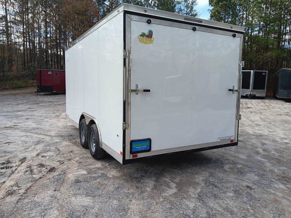 New 2026 COVERED WAGON 8.5X16 10K TANDEM AXLE ENCLOSED TRAILER WITH POLYCORE SIDING