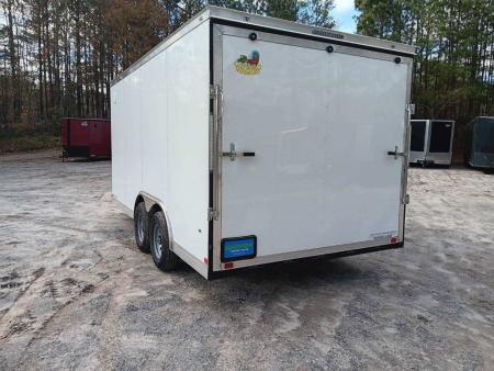 New 2026 COVERED WAGON 8.5X16 10K TANDEM AXLE ENCLOSED TRAILER WITH POLYCORE SIDING