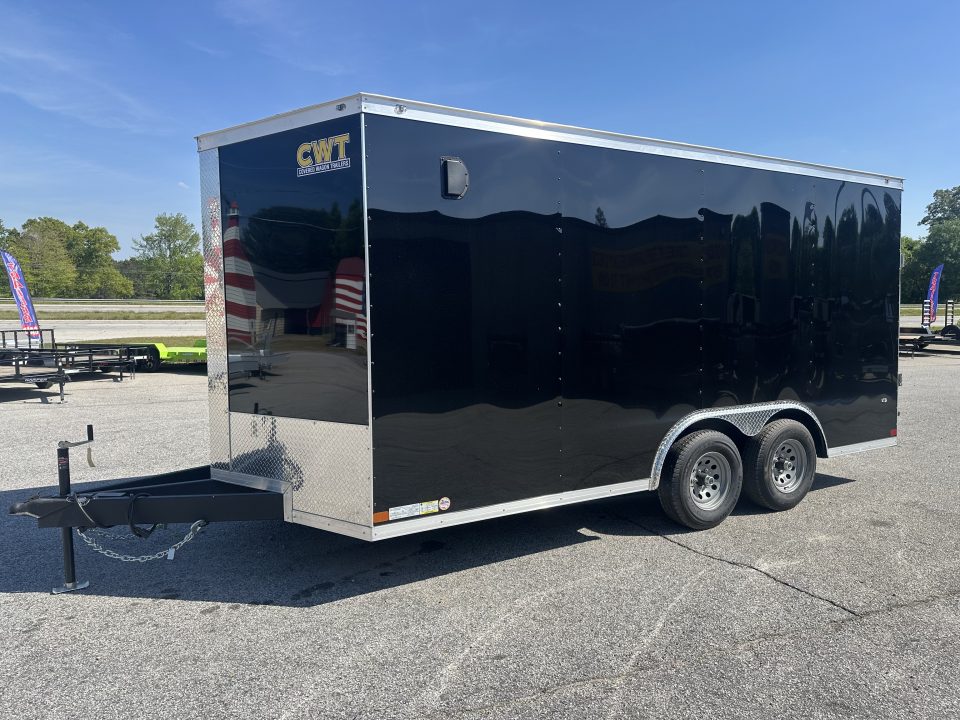 New 2026 COVERED WAGON 8.5X16 10K TANDEM AXLE ENCLOSED TRAILER WITH POLYCORE SIDING