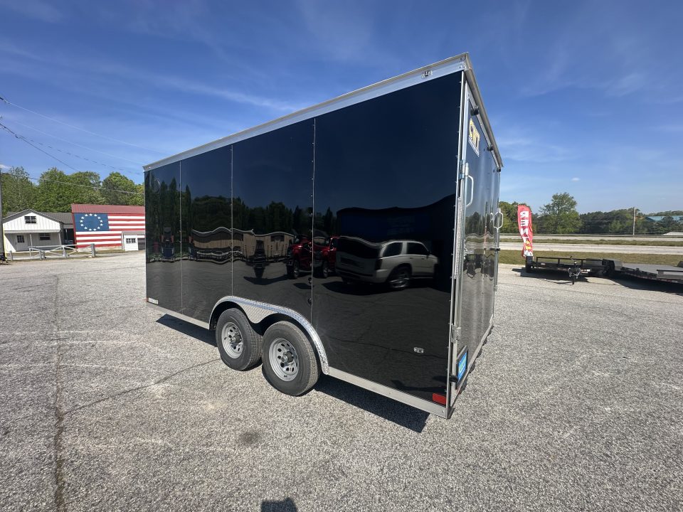 New 2026 COVERED WAGON 8.5X16 10K TANDEM AXLE ENCLOSED TRAILER WITH POLYCORE SIDING