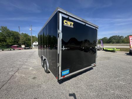 New 2026 COVERED WAGON 8.5X16 10K TANDEM AXLE ENCLOSED TRAILER WITH POLYCORE SIDING