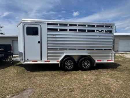 Used 2024 EXISS Stock / Stock Combo Trailer 716 BP w/Tack Room