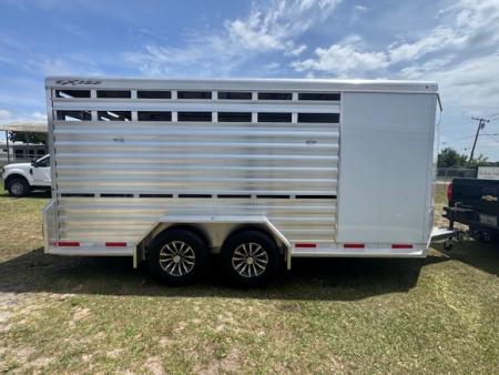 Used 2024 EXISS Stock / Stock Combo Trailer 716 BP w/Tack Room