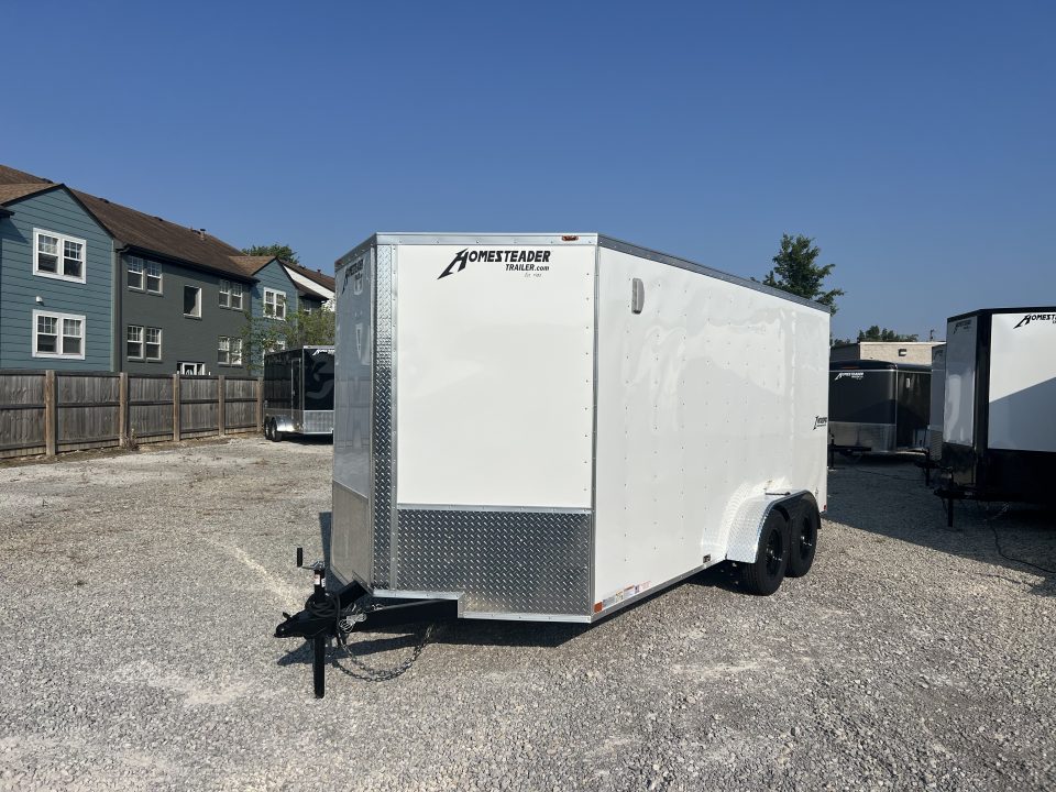 New 2026 Homesteader Trailer 7x16x6'6" Intrepid Swing Door Package Cargo / Enclosed Trailer