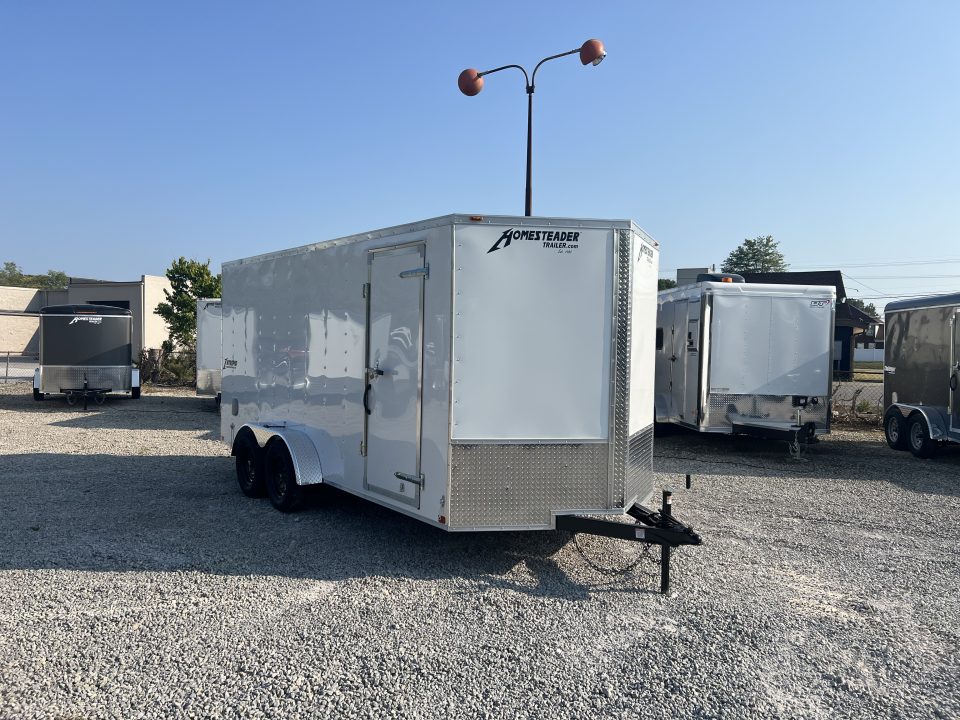 New 2026 Homesteader Trailer 7x16x6'6" Intrepid Swing Door Package Cargo / Enclosed Trailer