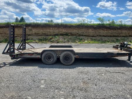 Used 2010 Carry-On Equipment Trailer / 82" x 20' / 14000 GVWR
