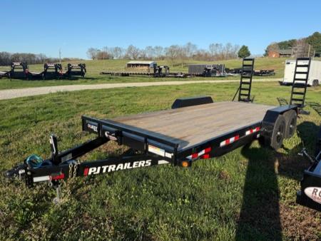 New 2026 PJ Trailers PJ EQUIPMENT HAULER (CD) 14K 20' W/ FOLD UP RAMPS Equipment Trailer