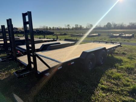 New 2026 PJ Trailers PJ EQUIPMENT HAULER (CD) 14K 20' W/ FOLD UP RAMPS Equipment Trailer