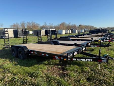 New 2026 PJ Trailers PJ EQUIPMENT HAULER (CD) 14K 20' W/ FOLD UP RAMPS Equipment Trailer