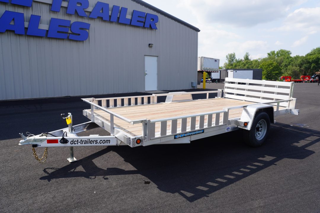 New 2026 DCT 83"x14ft Aluminum Utility Trailer