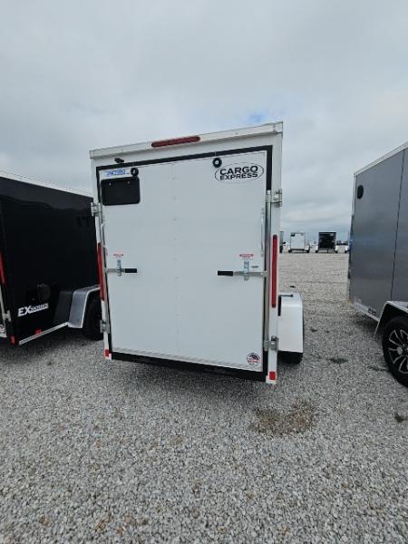 New 2026 Cargo Express 5 x 10 EX DLX Flat Top V-Nose 3K