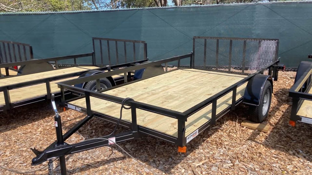 New 2026 P & T Trailers 6.5x12 Utility Trailer