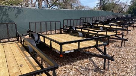 New 2026 P & T Trailers 6.5x12 Utility Trailer