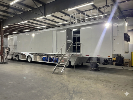 New 53' Custom Data Systems & Analysis Enclosed Office Trailer