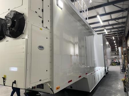 New 53' Custom Data Systems & Analysis Enclosed Office Trailer