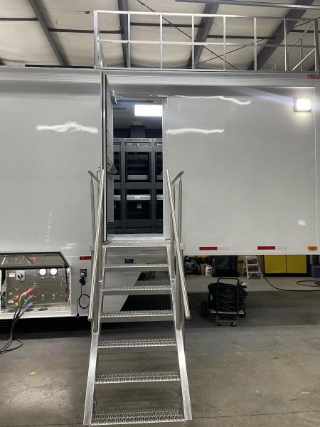 New 53' Custom Data Systems & Analysis Enclosed Office Trailer