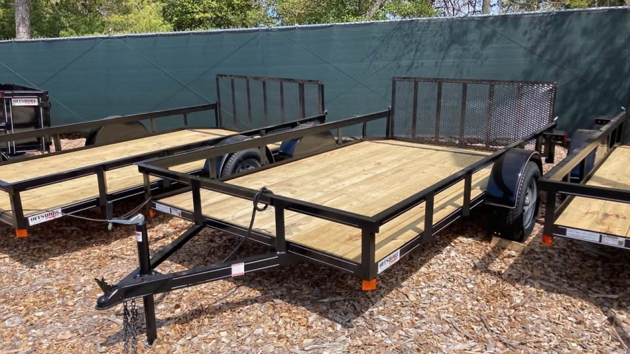 New 2026 P & T Trailers 6.5x12 Utility Trailer