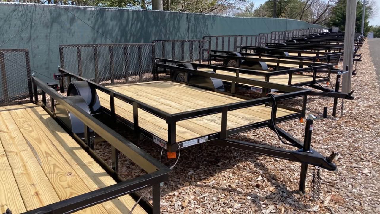 New 2026 P & T Trailers 6.5x12 Utility Trailer